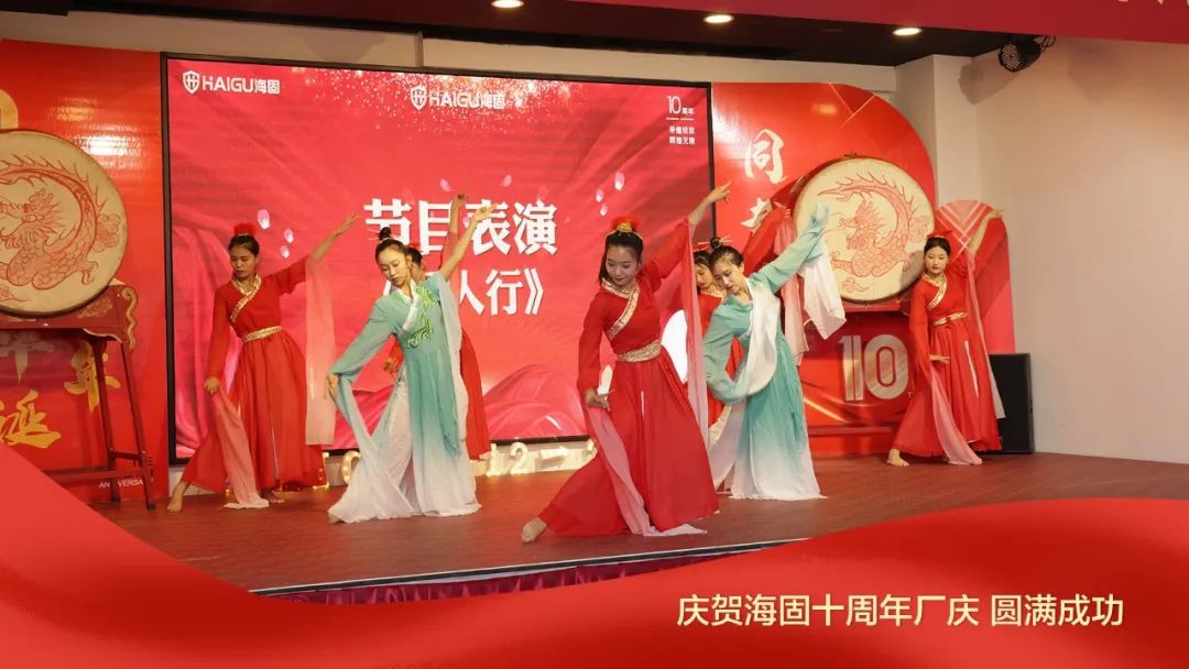 熱烈慶賀海固十周年廠慶圓滿成功！