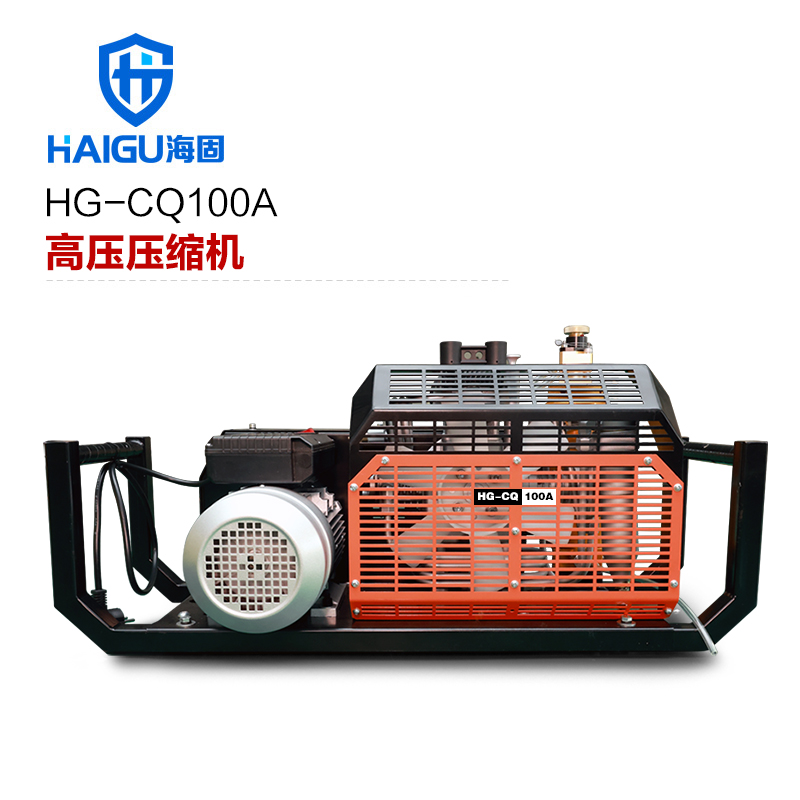 新款海固HG-CQ100A高壓壓縮機(jī) 正壓式空氣呼吸器充氣泵