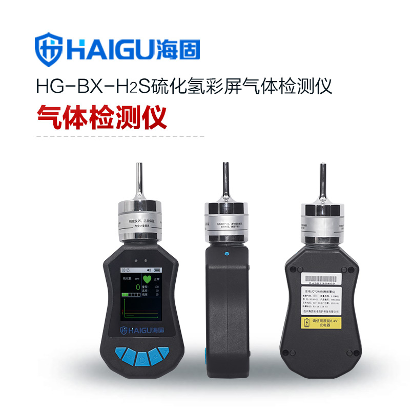 海固HG-BX-H2S硫化氫彩屏單一泵吸式氣體檢測儀