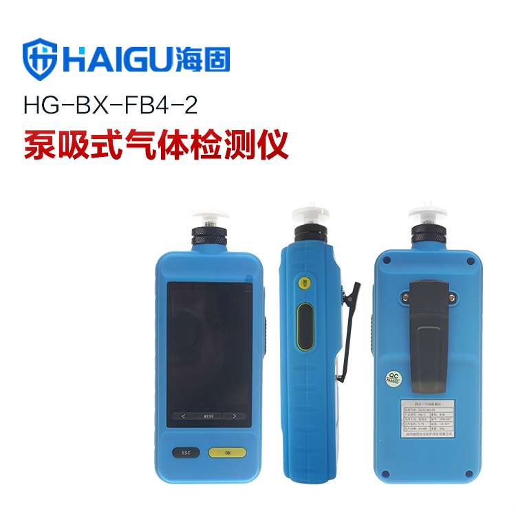 海固HG-BX-FB4-2彩屏泵吸四合一氣體檢測(cè)儀